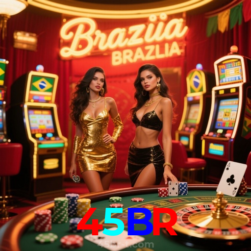 45BR: Jogos de Mesa ao Vivo - Imersão Total, Slots - Grandes Prêmios, Roleta - Altas Chances
